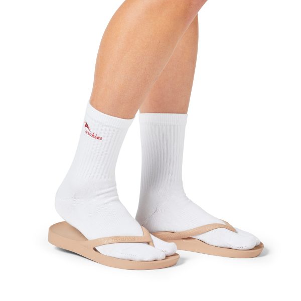 Performance Toe Socks - White